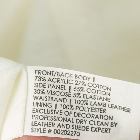 Club Monaco Size 2 Cream Ivory Alexus Leather Trim Sleeveless Sheath Dress NEW - Picture 6 of 7